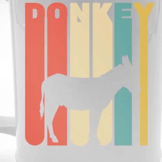 Retro Donkey Logo Front & Back Beer Stein