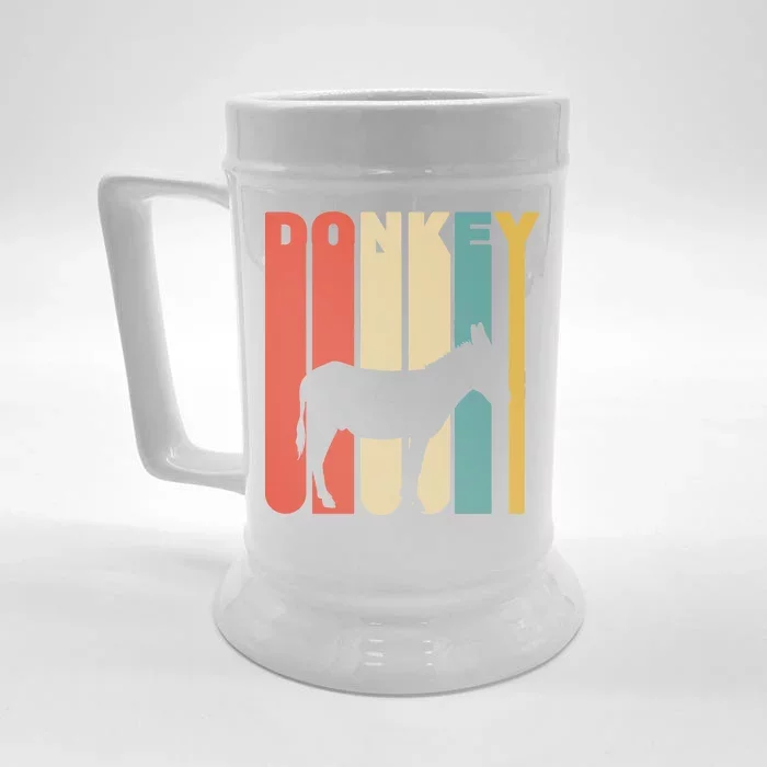 Retro Donkey Logo Front & Back Beer Stein