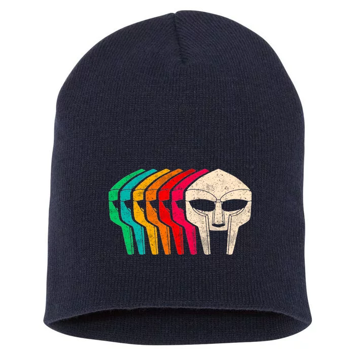 Retro Doom Short Acrylic Beanie