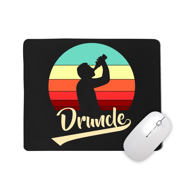 Retro Druncle Logo Mousepad