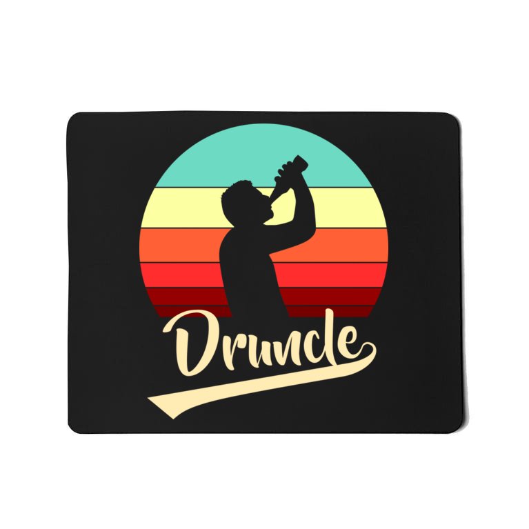 Retro Druncle Logo Mousepad