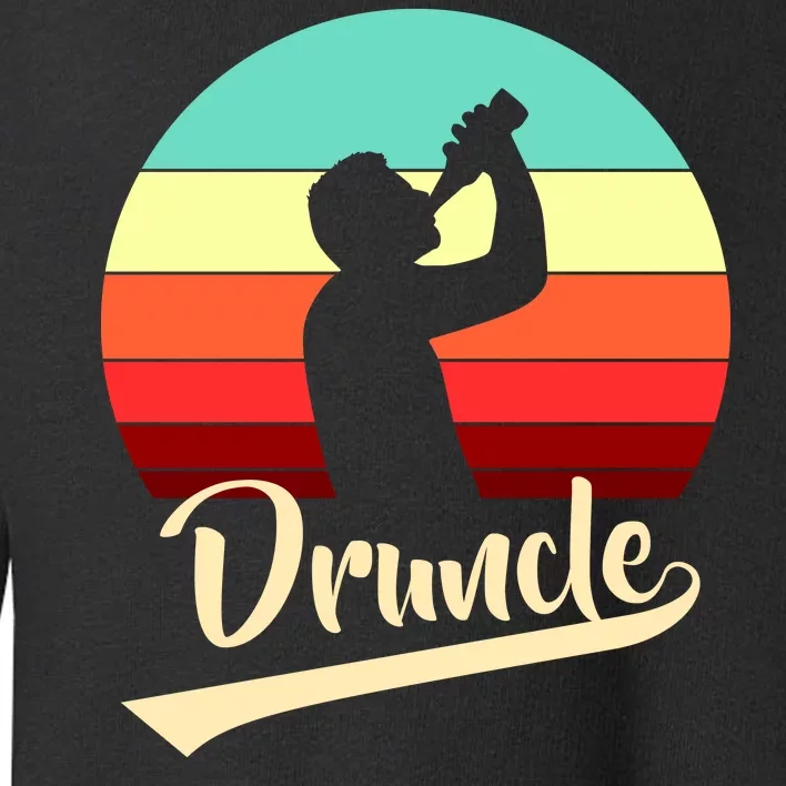 Retro Druncle Logo Toddler Sweatshirt