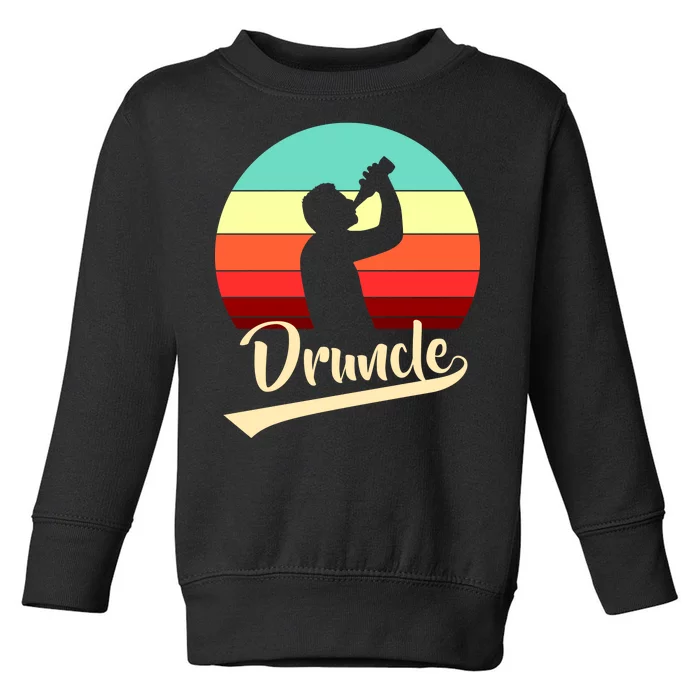 Retro Druncle Logo Toddler Sweatshirt