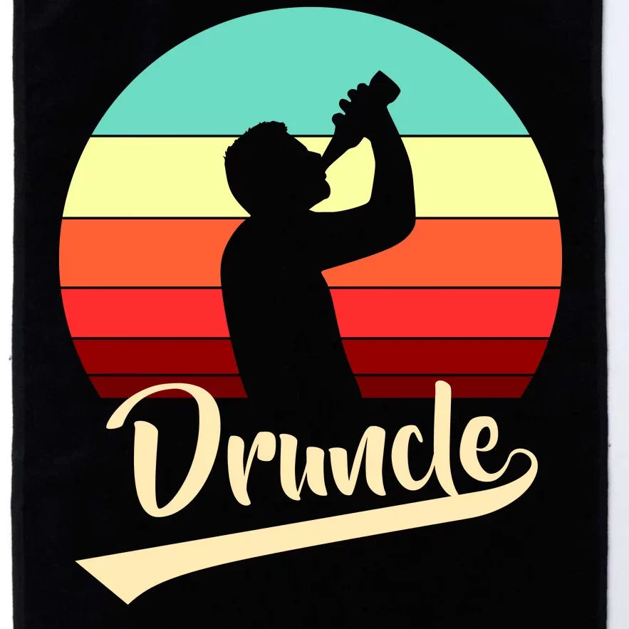 Retro Druncle Logo Platinum Collection Golf Towel