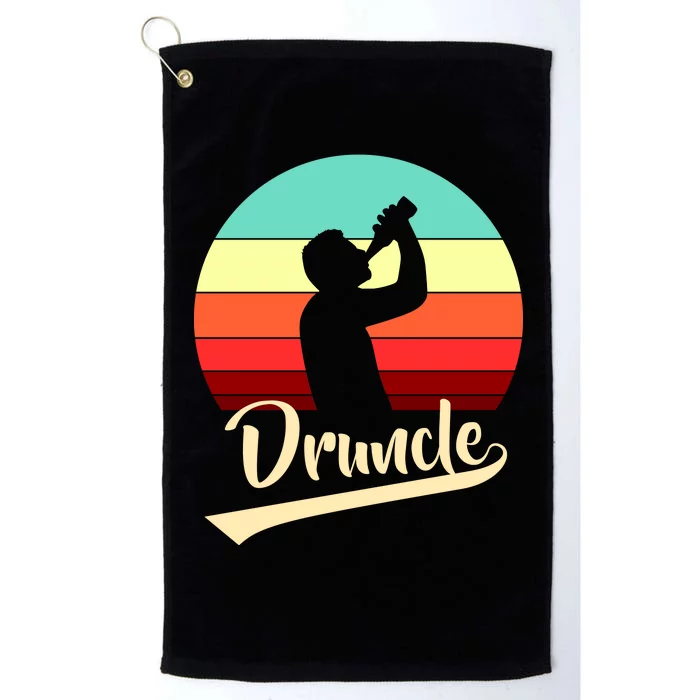 Retro Druncle Logo Platinum Collection Golf Towel