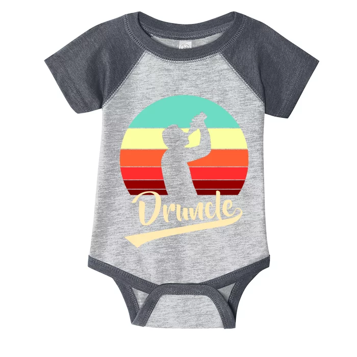 Retro Druncle Logo Infant Baby Jersey Bodysuit