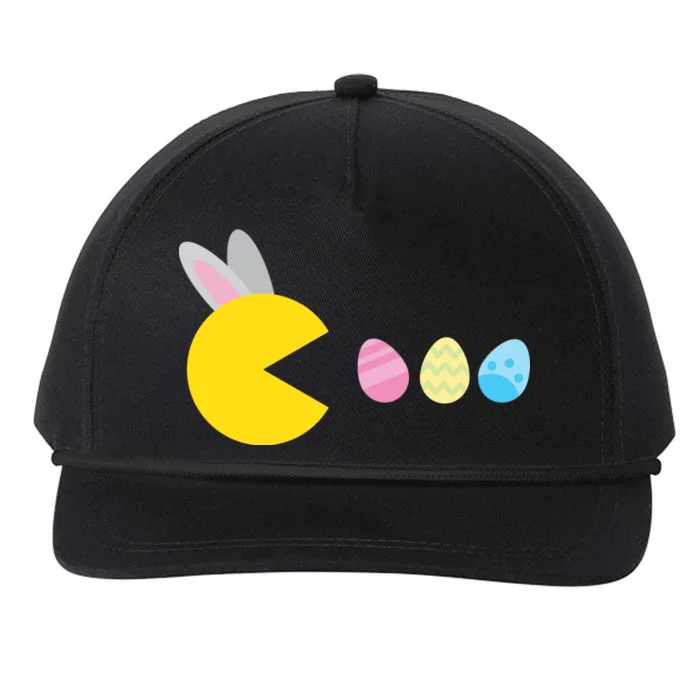 Retro Easter Egg Hunt Game Snapback Five-Panel Rope Hat