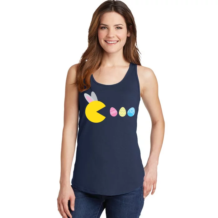 Retro Easter Egg Hunt Game Ladies Essential Tank