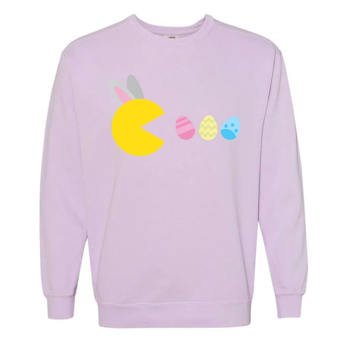 Retro Easter Egg Hunt Game Garment-Dyed Sweatshirt