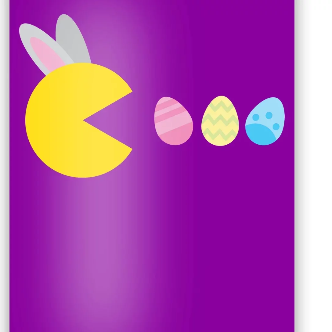 Retro Easter Egg Hunt Game Poster