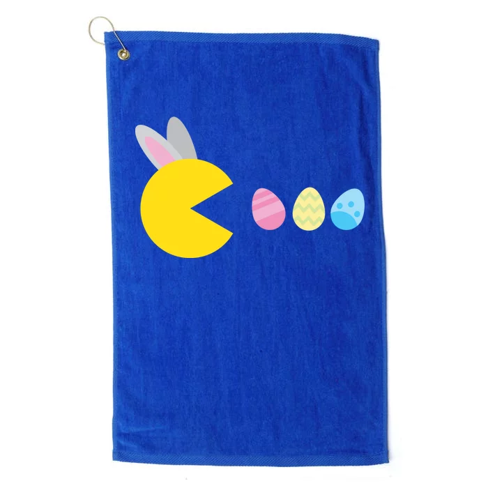 Retro Easter Egg Hunt Game Platinum Collection Golf Towel