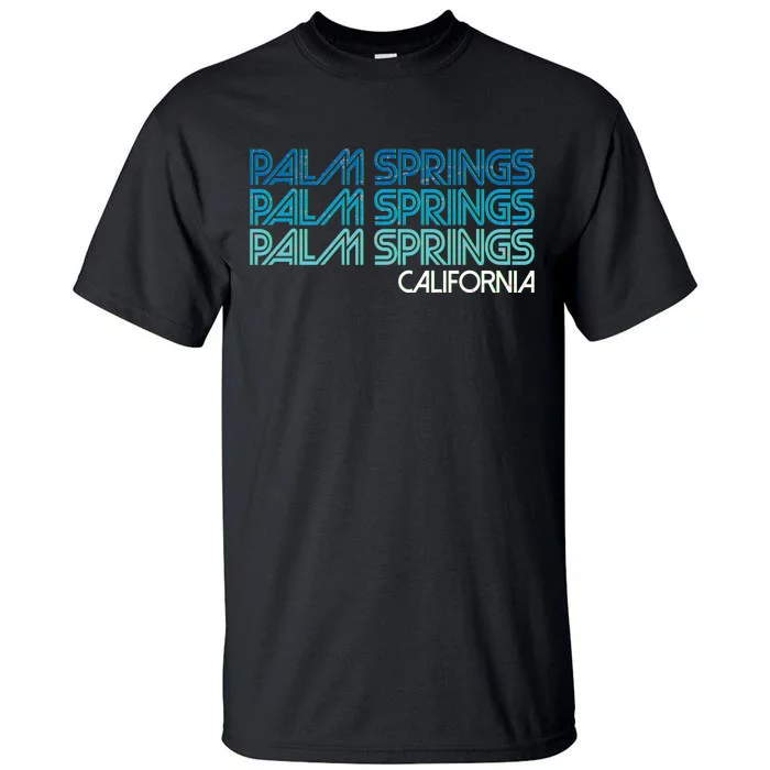 Retro Eighties Palm Springs California Tall T-Shirt