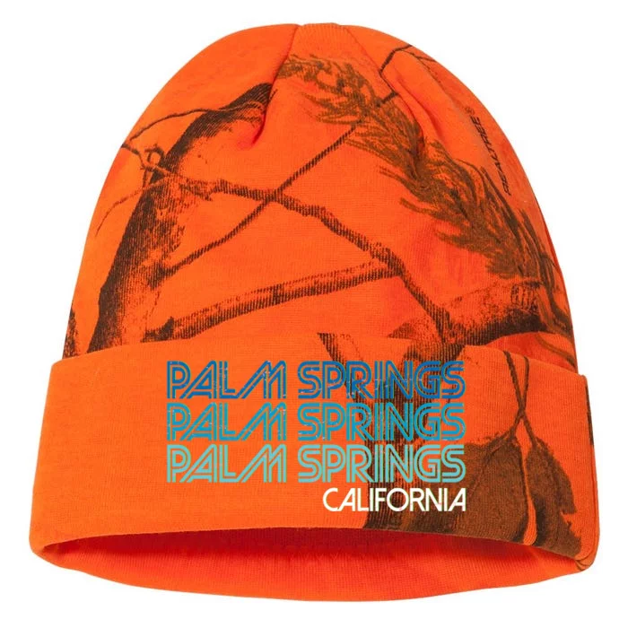 Retro Eighties Palm Springs California Kati - 12in Camo Beanie