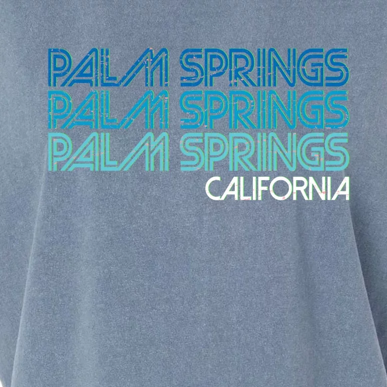 Retro Eighties Palm Springs California Garment-Dyed Women's Muscle Tee