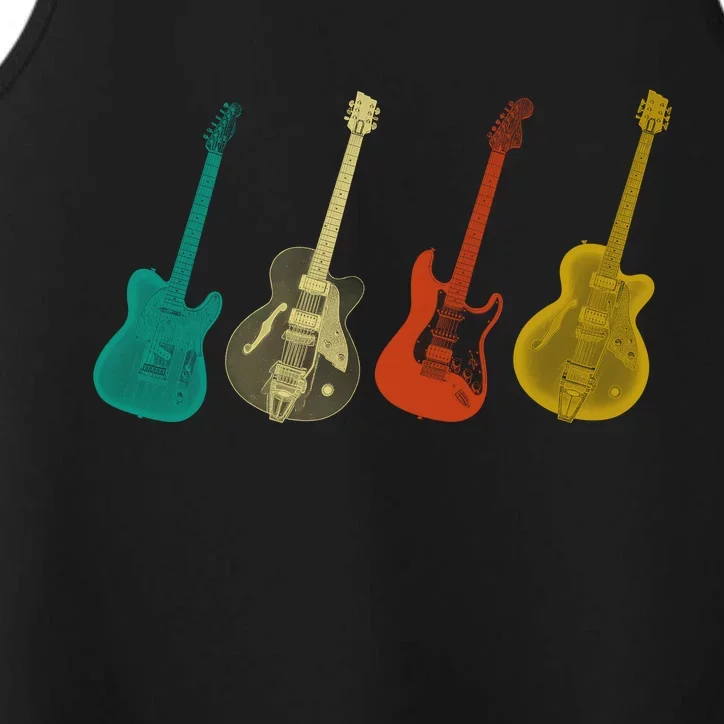 Retro Electric Guitar Performance Tank