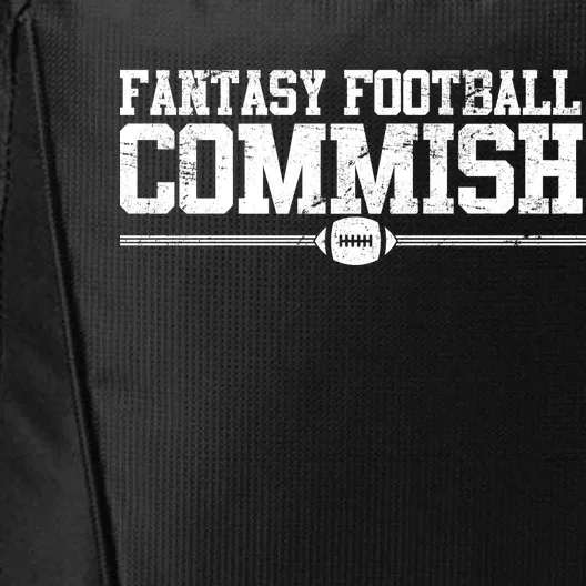 Retro Fantasy Football Commish Funny Sports City Backpack