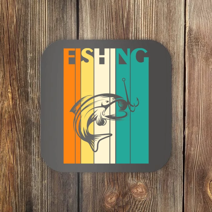 Retro Fishing Fish Hook Coaster