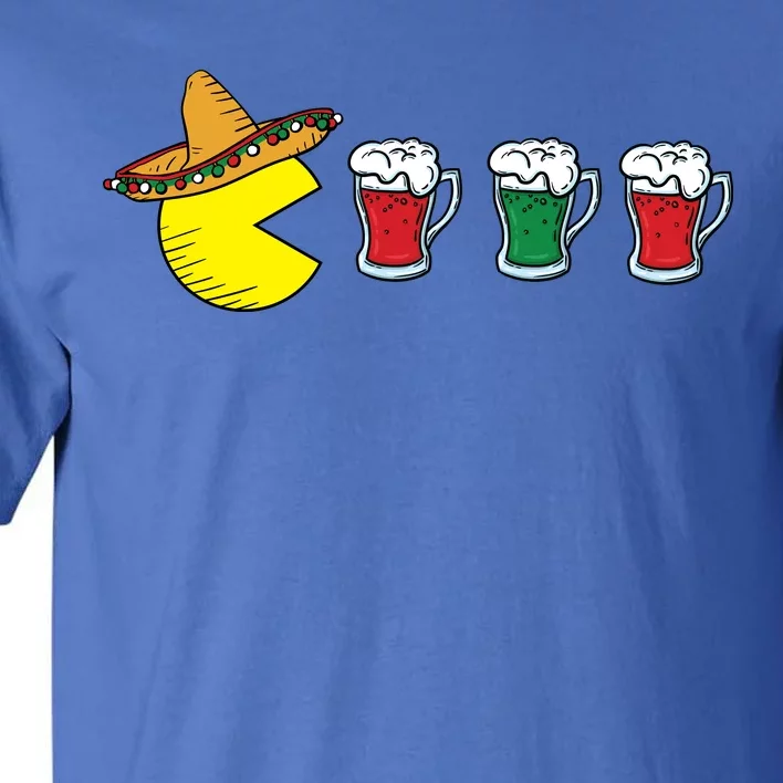 Retro Funny Cinco De Mayo Gamer Mexican Beer Tall T-Shirt