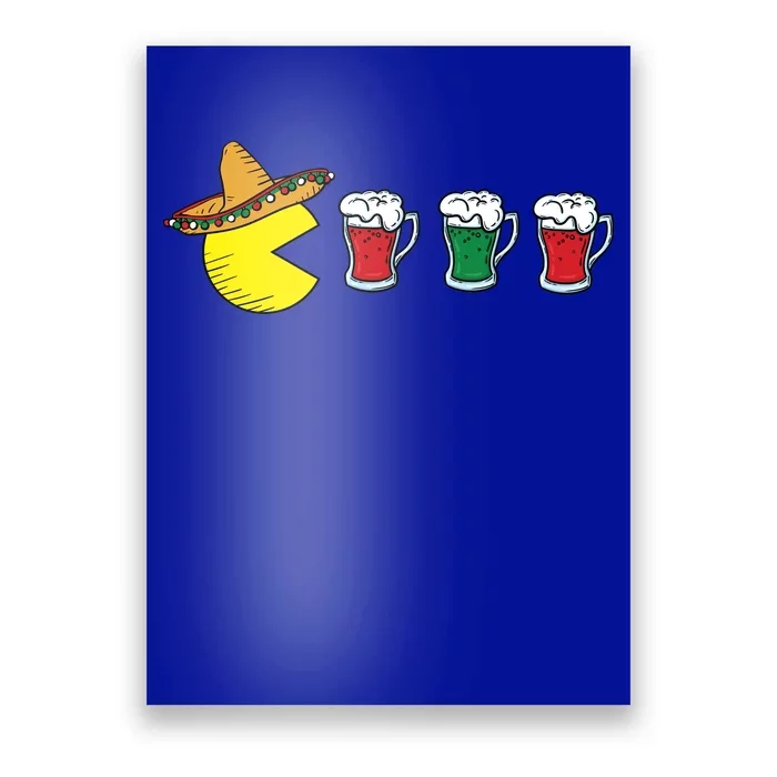 Retro Funny Cinco De Mayo Gamer Mexican Beer Poster