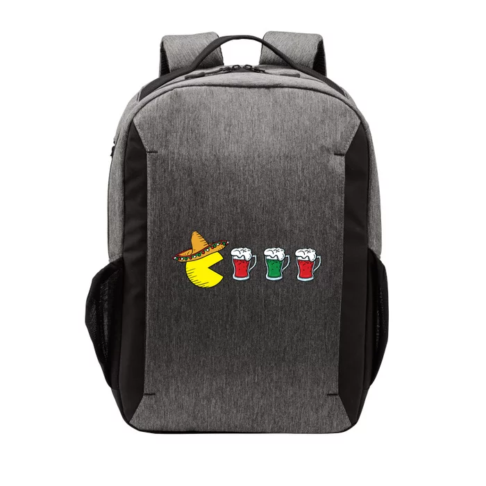 Retro Funny Cinco De Mayo Gamer Mexican Beer Vector Backpack