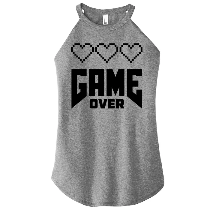 Retro Game Over Out Of Hearts Women’s Perfect Tri Rocker Tank