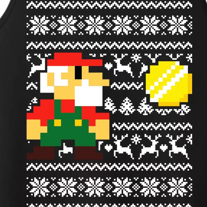 Retro Gamer Gaming Ugly Christmas Performance Tank