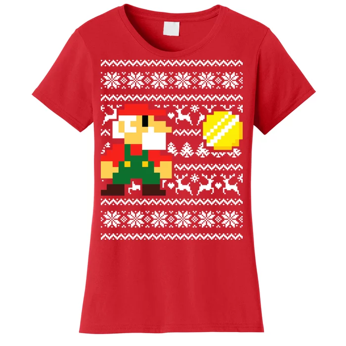 Retro Gamer Gaming Ugly Christmas Women's T-Shirt