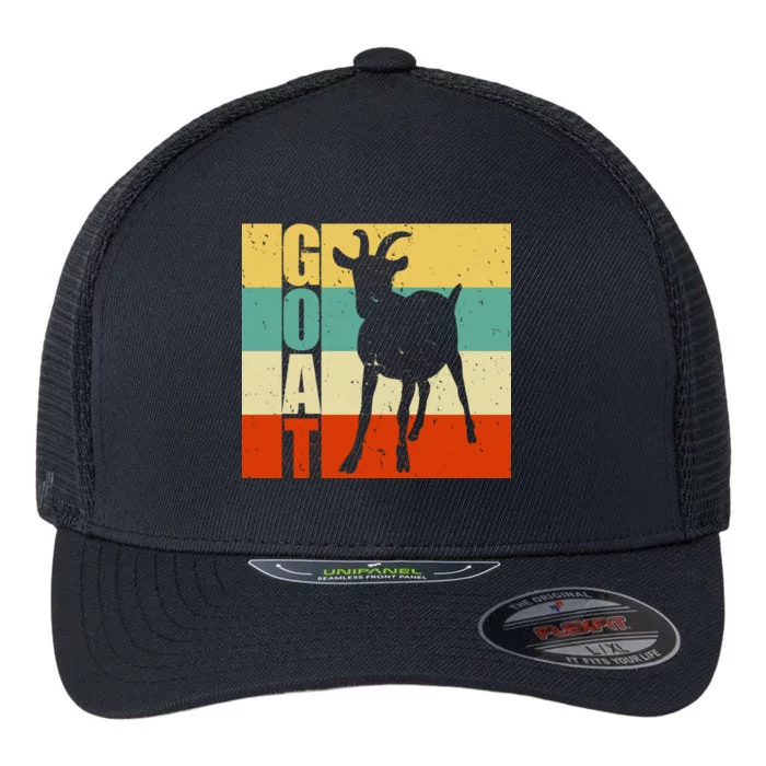 Retro Goat Flexfit Unipanel Trucker Cap