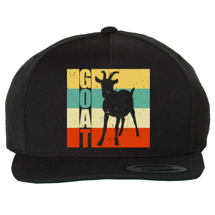 Retro Goat Wool Snapback Cap