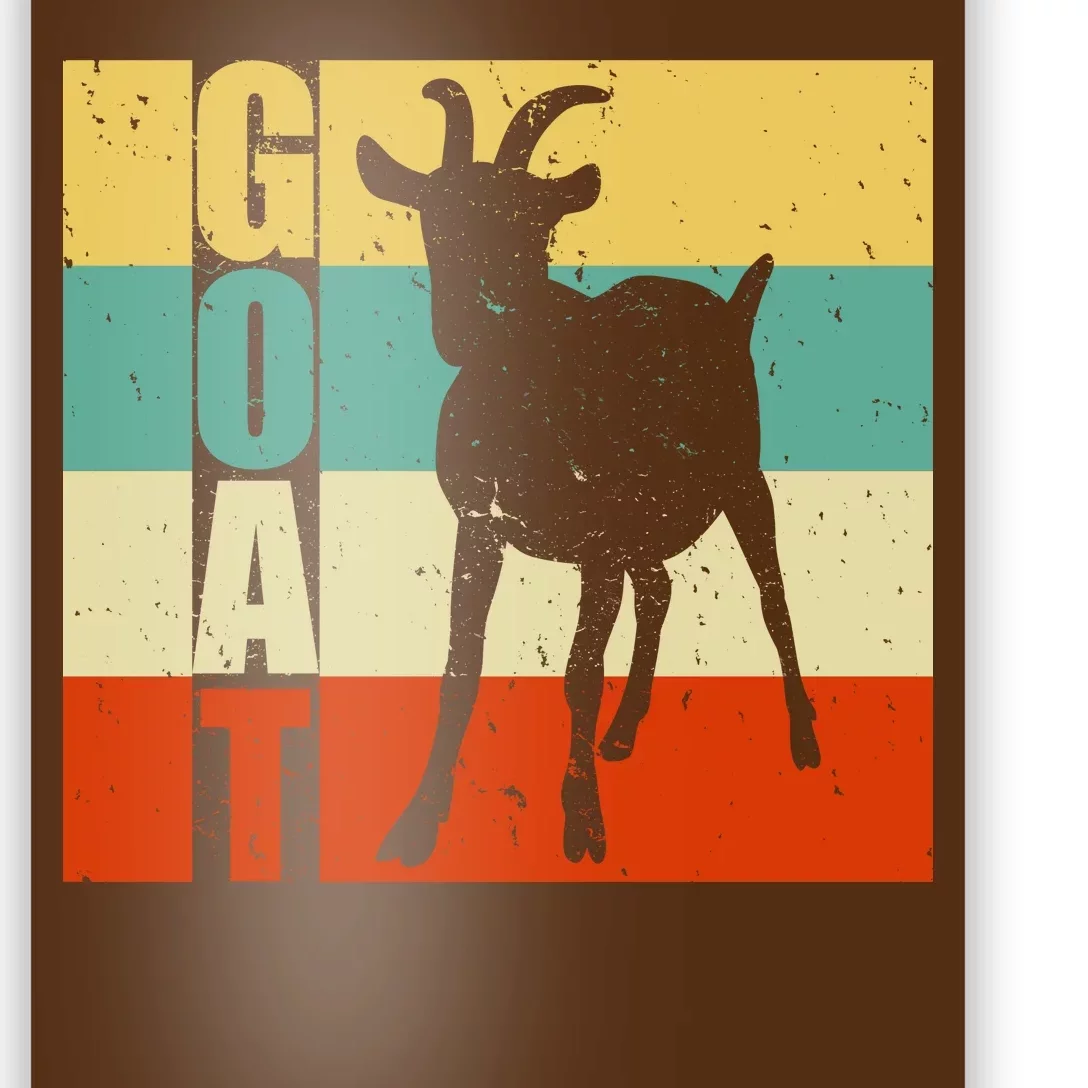 Retro Goat Poster