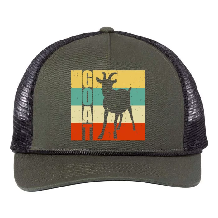 Retro Goat Retro Rope Trucker Hat Cap