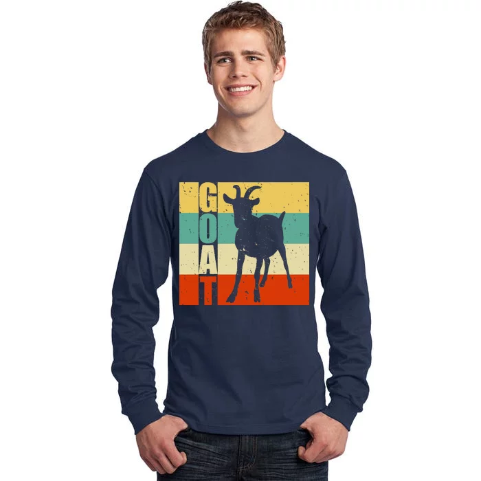 Retro Goat Tall Long Sleeve T-Shirt