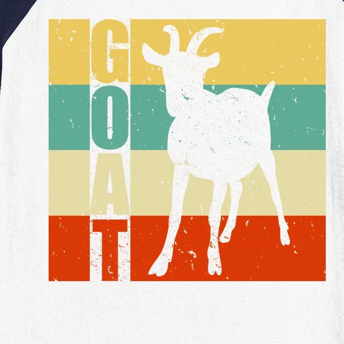 Retro Goat Baseball Sleeve Shirt