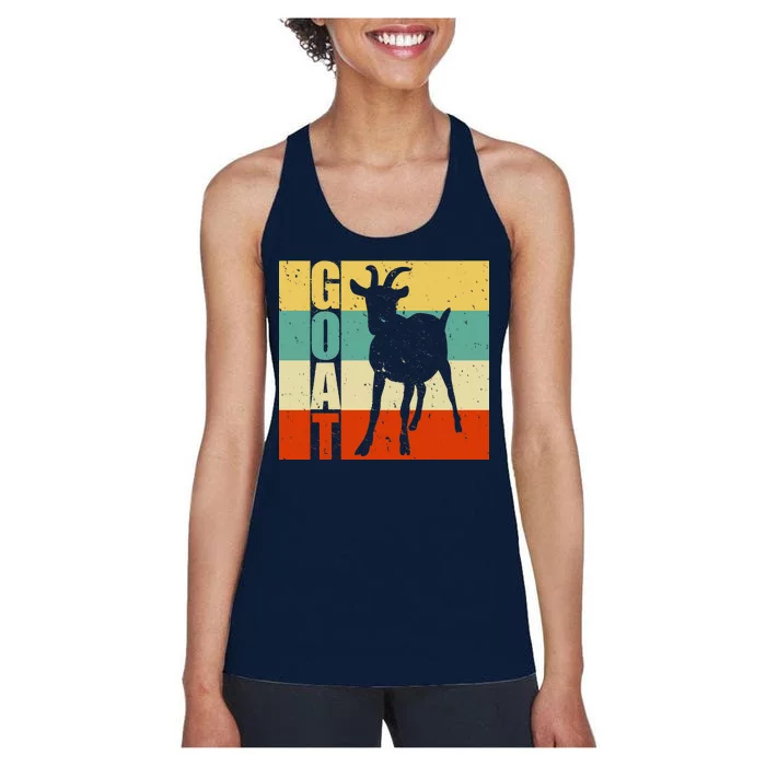 Retro Goat Women's Racerback Tank