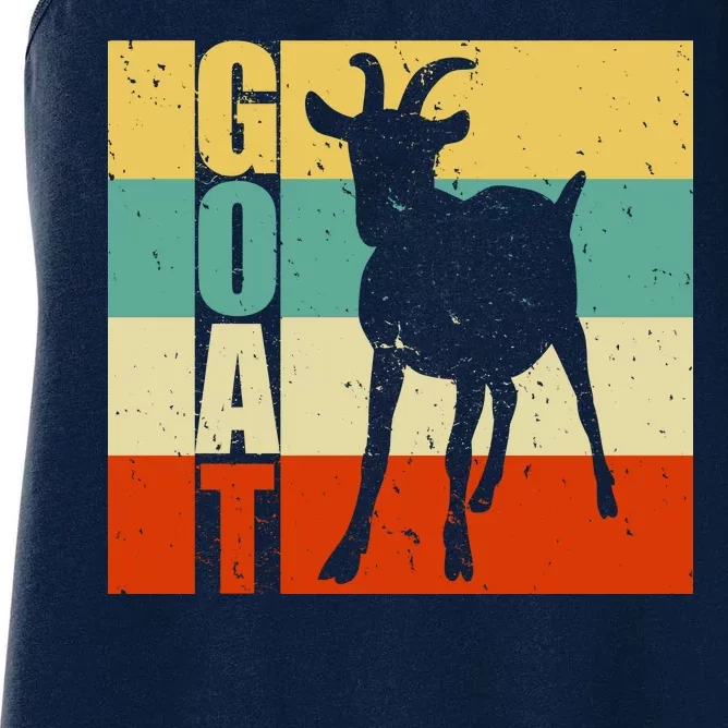 Retro Goat Women's Racerback Tank