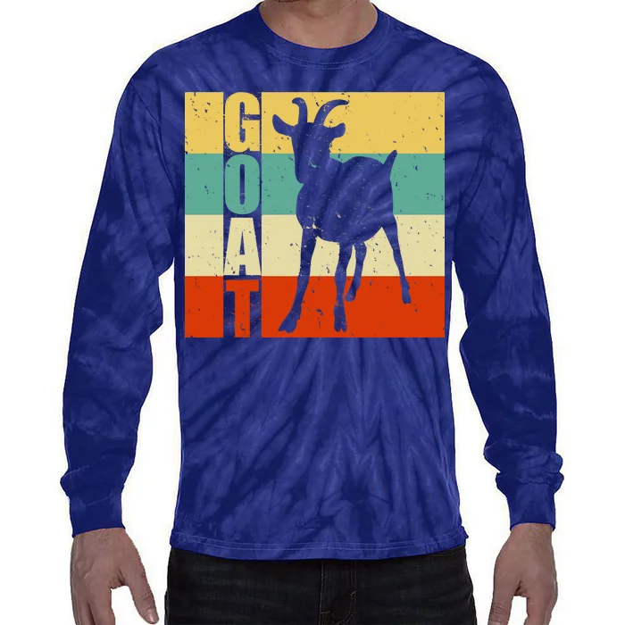 Retro Goat Tie-Dye Long Sleeve Shirt