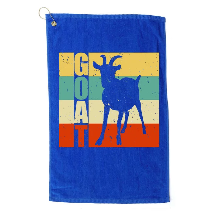 Retro Goat Platinum Collection Golf Towel