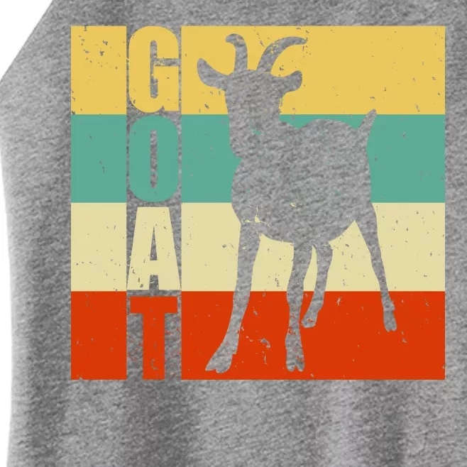 Retro Goat Women’s Perfect Tri Rocker Tank