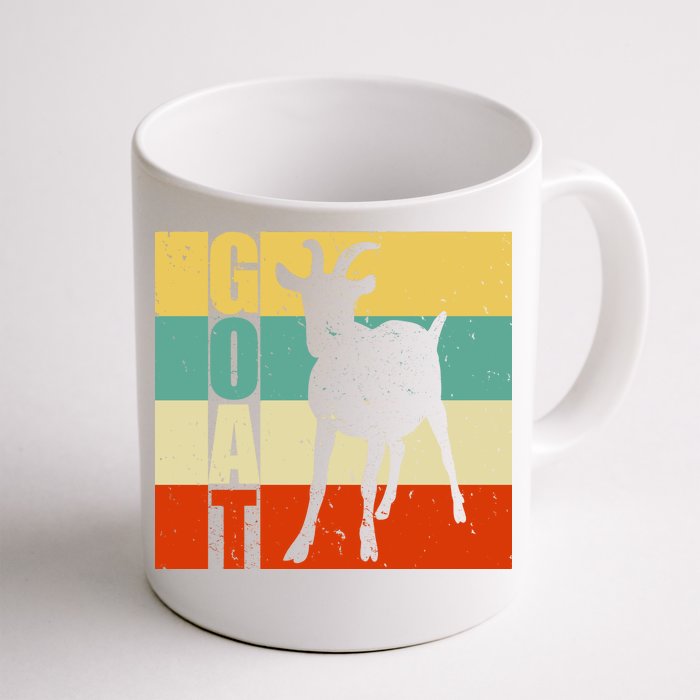 Retro Goat Front & Back Coffee Mug