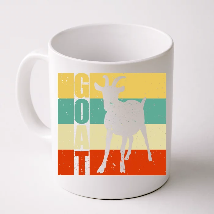 Retro Goat Front & Back Coffee Mug