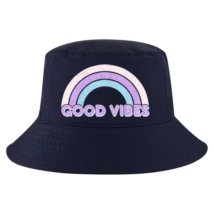 Retro Good Vibes Rainbow Cool Comfort Performance Bucket Hat