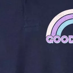 Retro Good Vibes Rainbow Softstyle Adult Sport Polo