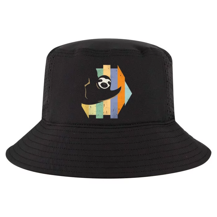 Retro Hanging Sloth Cool Comfort Performance Bucket Hat