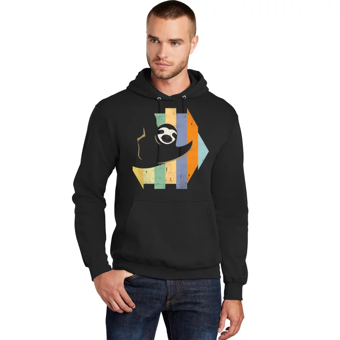 Retro Hanging Sloth Hoodie