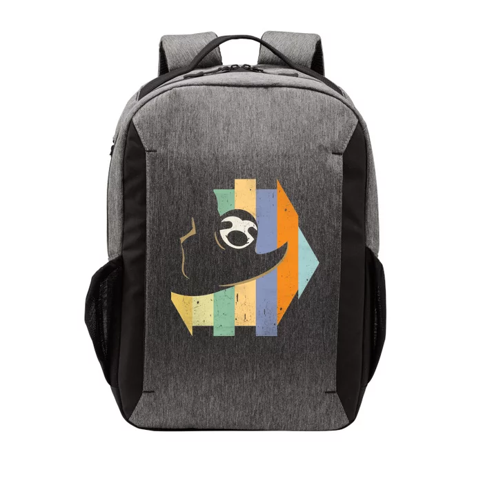 Retro Hanging Sloth Vector Backpack