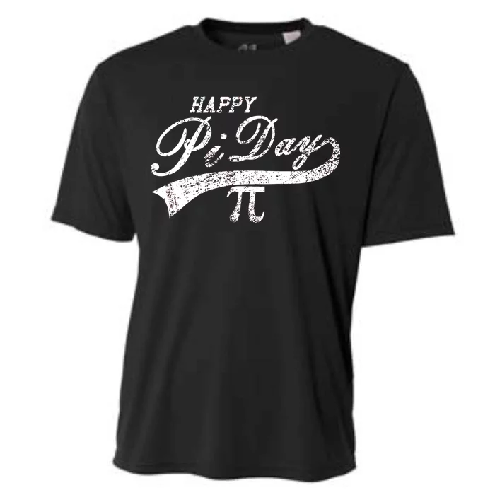 Retro Happy Pi Day 3.14 March 14th Math Geek Cooling Performance Crew T-Shirt