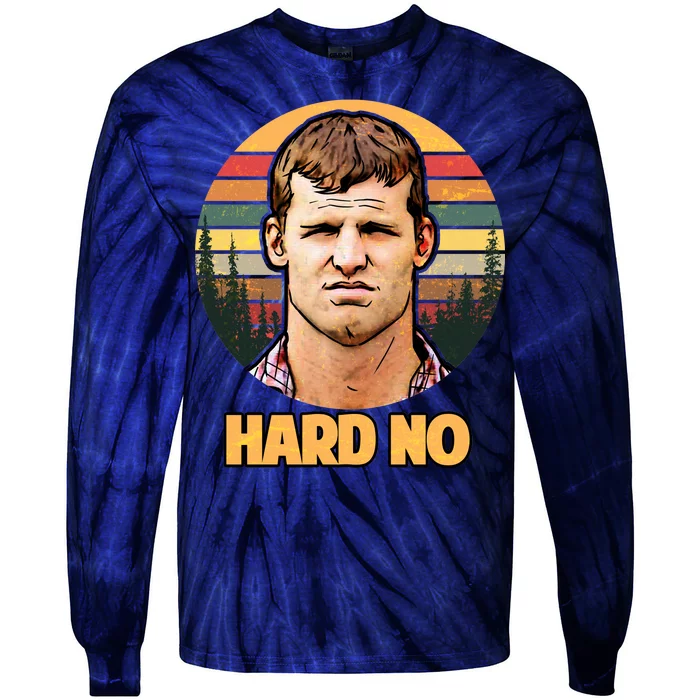 Retro Hard No Tie-Dye Long Sleeve Shirt