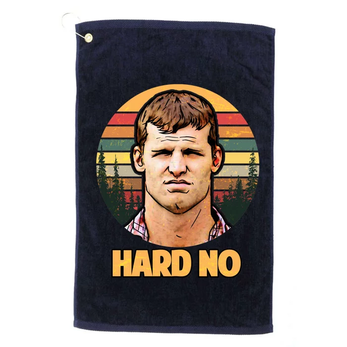 Retro Hard No Platinum Collection Golf Towel