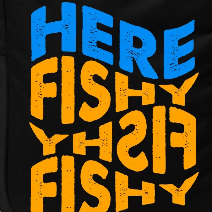 Retro Here Fishy Fishy Fishy Impact Tech Backpack