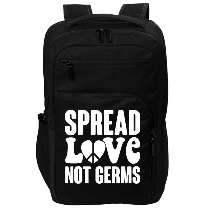 Retro Hippie Spread Love Not Germs Impact Tech Backpack